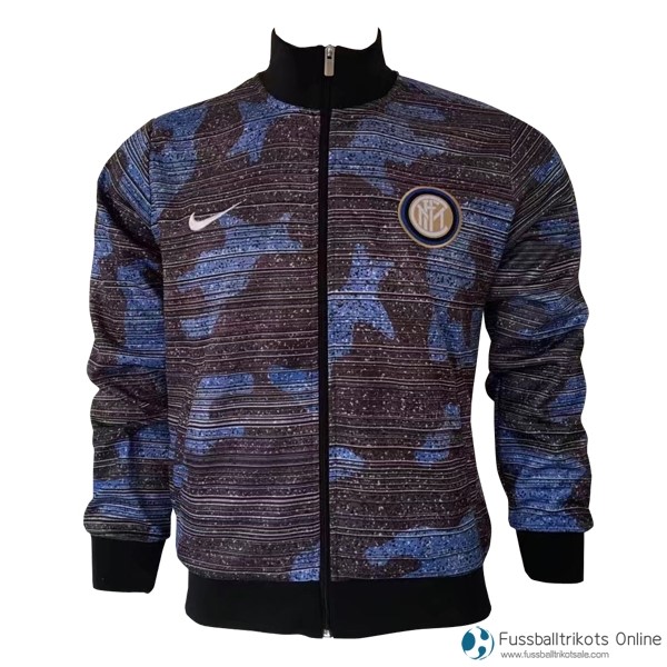 Inter Milan Sweatjacken 2017-18 Blau Grau Fussballtrikots Günstig